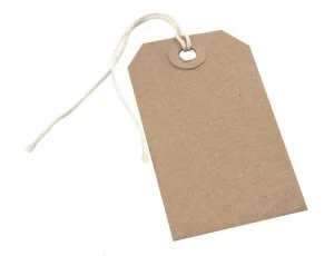 Image of Q Connect Strung Tags 146x73mm Bf Pk1000