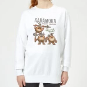 Image of Moana Kakamora Mischief Maker Womens Sweatshirt - White - XS