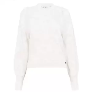 Image of Ted Baker Aziylea Flower Sweater Womens - Cream