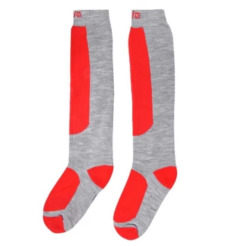 Image of Campri Snow Socks 2 Pack Juniors - Grey