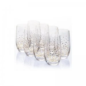 Image of 8 Piece Star Hi-Ball Glasses Set