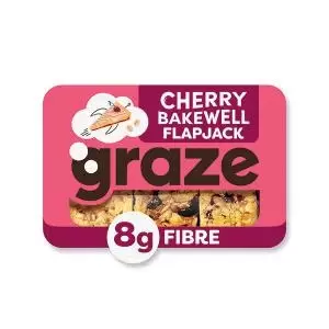 Image of Graze Cherry Bakewell Flapjack Punnet Pack of 9 3270 PX70521