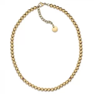 Image of Tommy Hilfiger 18" Gold Plated Beaded Necklace