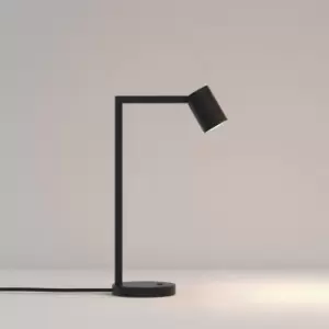 Image of Ascoli Desk LED Table Lamp Matt Black, GU10