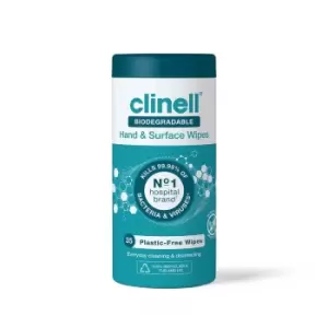 Image of Clinell Biodegradable Hand & Surface Wipes