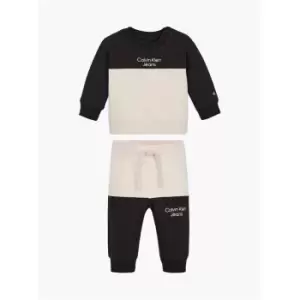 Image of Calvin Klein Jeans Hero Logo Colour Block Hwk Set - Black