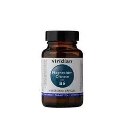 Image of Viridian Magnesium Citrate with Vitamin B6 30 Capsules