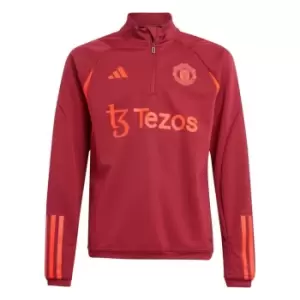 Image of adidas Manchester United Drill Top 2023 2024 Juniors - Red