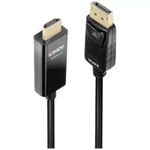 Image of LINDY Cable DisplayPort plug, HDMI-A plug 2m Black 40926 DisplayPort cable