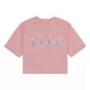 Image of Elle Applique Short Sleeve T Shirt - Pink