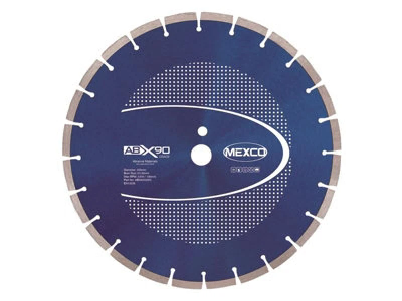 Image of Mexco Abx9035025 Abrasive Materials X90 Grade Diamond Blade 350 X 25mm Mexabx903505
