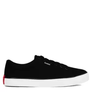 Image of Hugo Dyer Canvas Trainers - Black