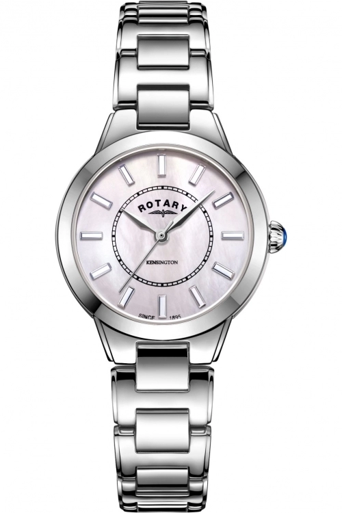 Image of Rotary Pearl Watch - LB05375/07 - pink mother of pearl