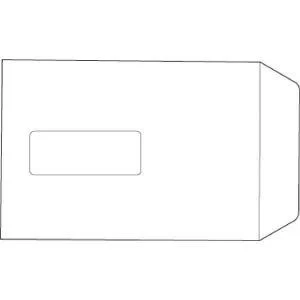 Image of Value C5 Pocket Window Envelope Press Seal 100gsm White Pack of 500