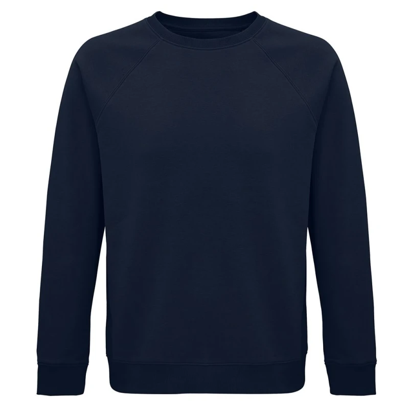 Image of SOL'S Mens Space Raglan Sweatshirt in Navy Size: XS Navy Male XS