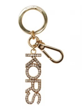 Image of Michael Kors Charms metal kors jewel key fob Gold
