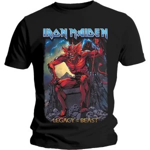 Image of Iron Maiden - Legacy of the Beast 2 Devil Mens Small T-Shirt - Black