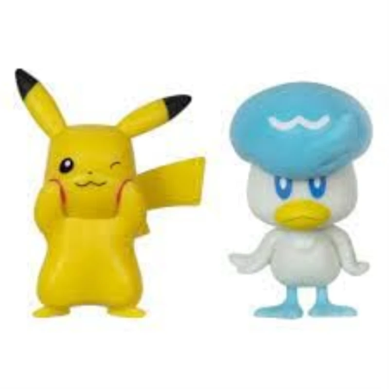Image of Pokemon Battle Figure 2 Pack: Quaxly & Pikachu Multi unisex