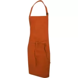 Image of Dennys Multicoloured Bib Apron 28x36ins (Pack of 2) (One Size) (Ginger) - Ginger