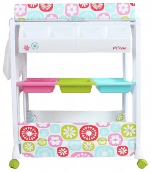 Image of My Babiie MBCHFL Floral Changing Unit.