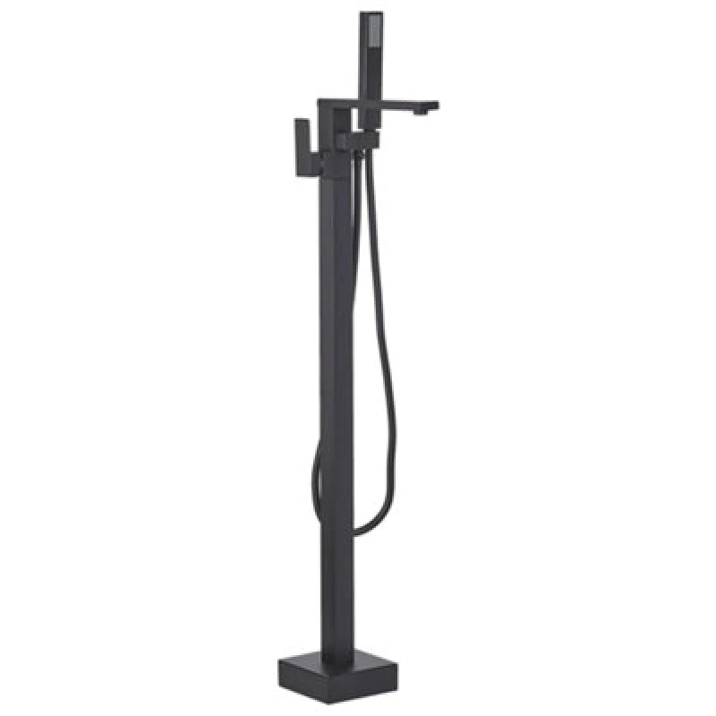 Image of Beliani Freestanding Bathtub Faucet Della Black