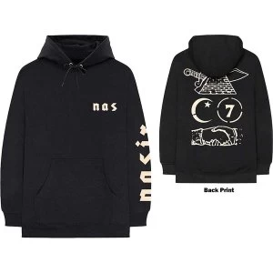 Image of Nas - Symbols Mens Medium Pullover Hoodie - Black