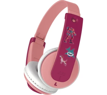 Image of JVC HA-KD10W-P-E Wireless Bluetooth Kids Headphones