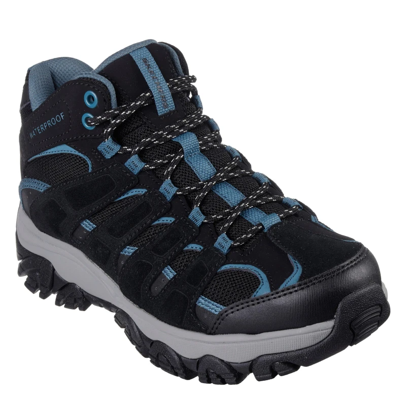 Image of Skechers Womens Adventurer Waterproof Walking Shoes Black female 2 (35)