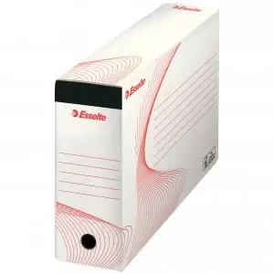 Image of Esselte Standard Archiving Box for 10x A4 Suspension Files White 10965