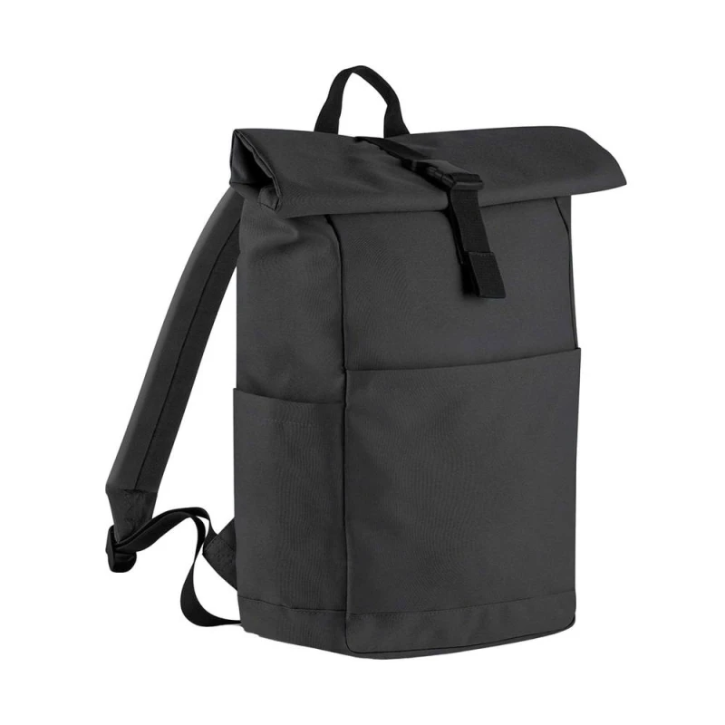 Image of Bagbase Mens Premium Roll Top Backpack in Mid Grey Mid Grey Male