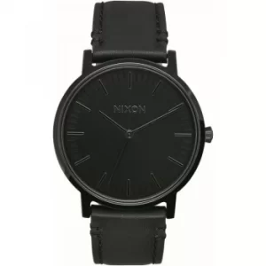 Image of Unisex Nixon The Porter Leather Watch