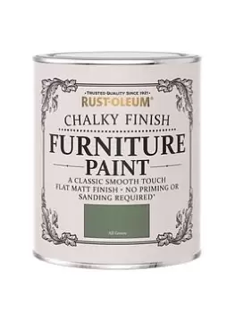 Image of Rust-Oleum Chalky Finish 750 Ml Furniture Paint - All Green