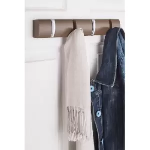 Image of 4 Hook Chrome Set on Mountable Board