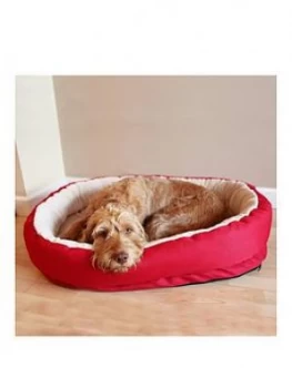 Image of Rosewood Red & Cream Orthopaedic Bed - 26 Inch