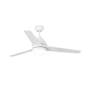 Image of Tabarca Ceiling Fan 132cm White 3 Blades 2x E27