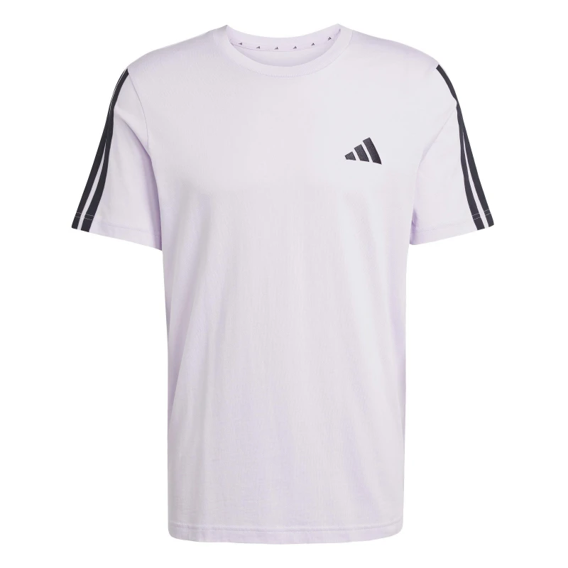 Image of adidas Essentials 3-Stripes T-Shirt Mens Ice Lavender male S