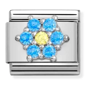 Image of Nomination CLASSIC Flower Crystal Charm 330322/04