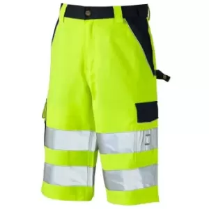 Image of Dickies Industry Hi-Vis Shorts - Yellow 36'' Waist - Yellow