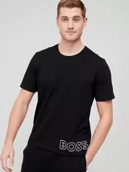 Image of BOSS Bodywear Identity Lounge T-Shirt - Black, Size L, Men