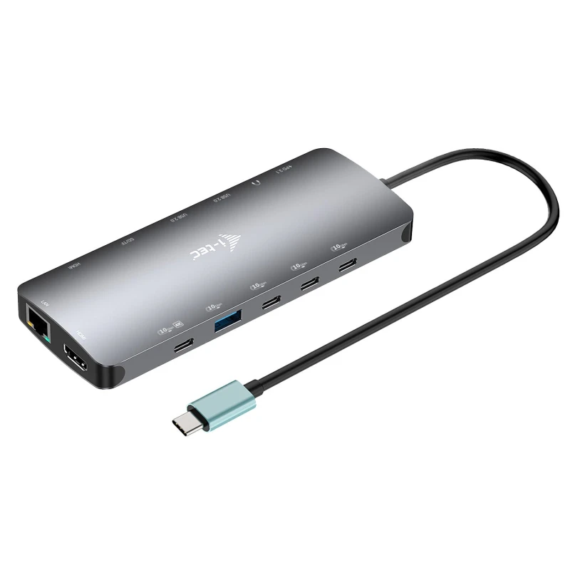 Image of i-tec i-tec Metal USB-C Nano 3x Display Dock, 2x HDMI 1x USB-C video + Power Delivery 140W C31NANOTRIPLEDOCKPD