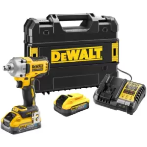 Image of DCF891H2T 18V xr Brushless 1/2 Hog Ring Impact Wrench (2 x Powerstack Batteries) DCF891H2T-GB - Dewalt