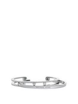 Image of Michael Kors Nesting Silver Tone Bangle
