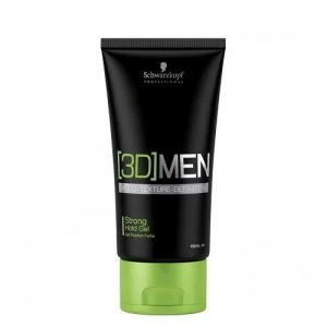 Image of Schwarzkopf 3D Men Strong Hold Hair Gel 150ml