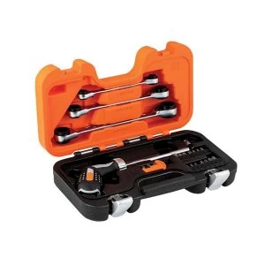Image of Bahco Pistol Grip Ratcheting Screwdriver Set, 25 Piece