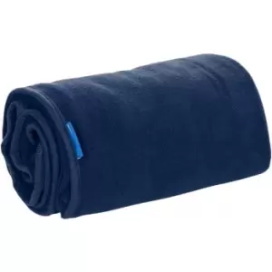 Image of Trespass Snuggles Fleece Trail Blanket - ASRTD (One Size) (Navy Blue) - Navy Blue
