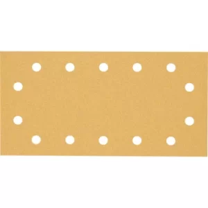 Image of Bosch Expert C470 Punched Hook and Loop 1/2 Sanding Sheets 115mm x 230mm 80g Pack of 10
