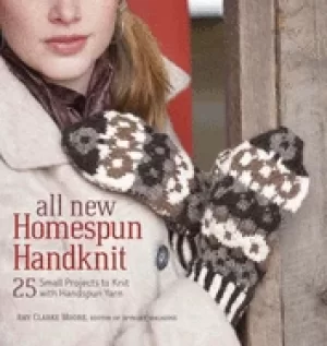 Image of all new homespun handknit 25 small projects to knit with handspun yarn