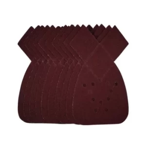 Image of Draper Detail Sanding Sheets with Hook and Loop, 140mm, 80 Grit, SSD4 (Pack of 10)