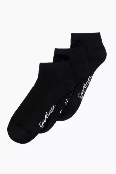 Image of 3 Pack Black Trainer Socks
