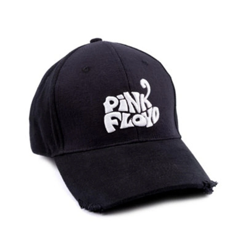 Image of Pink Floyd Pink Floyd Adjustable Curved Peak Cap in Black One Size Unisex 5056549000402